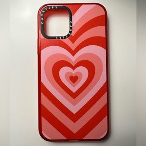 Castify iPhone11 Pro Case - 70s Pink Heart